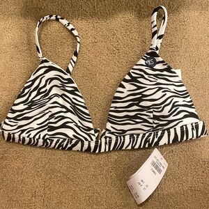 Extra small zebra Hollister bathing suit never worn